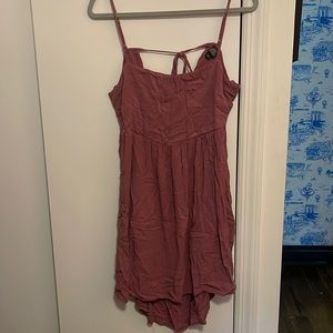 Wild Fable Spaghetti Strap Plum Dress with Open Back Sz XXL